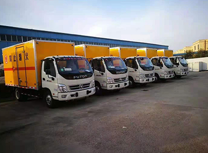 周矶管理区爆破器材运输车